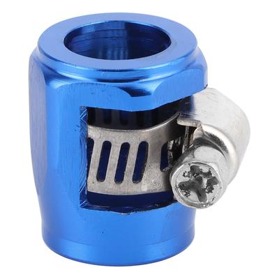 AN6 Aluminum Alloy Hose Finisher Clamp Connector for Fuel Oil Diesel Gas Air and Water Hose PipeBlue