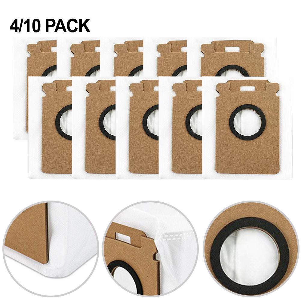 Robotic Vacuum Cleaner Dust Bags 3.5L Capacity With Advanced Filtration For Roborock H50 Ultra H60 Hub Ultra Hub Pro