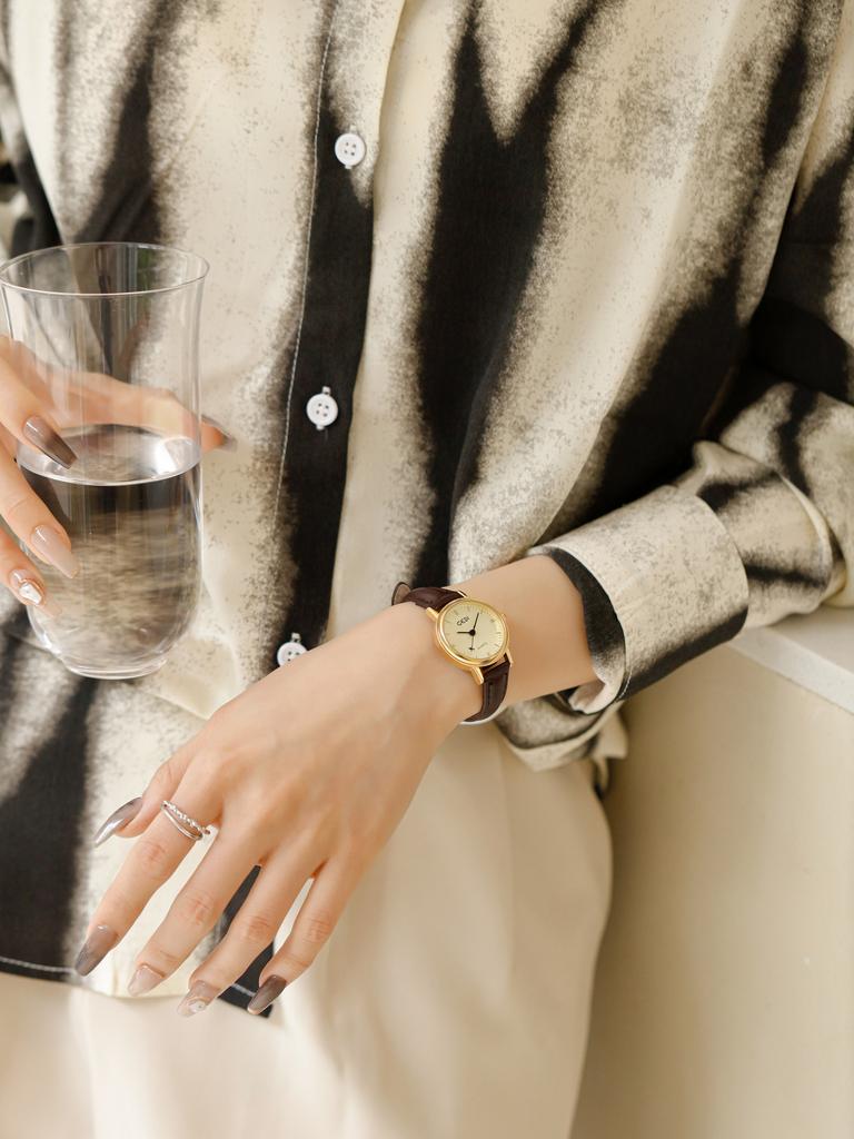 New Women'S Luxury Watch, Stylish And Sophisticated, Perfect For Students, Small, Delicate, And Minimalist Design.