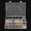 24 Grid Mixed Steel Jump Rings Earring Hooks DIY Jewelry Findings Set Kit Accessories