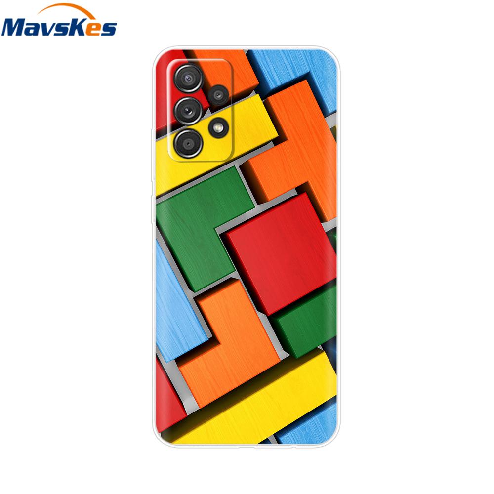Für Samsung A52S 5G Hülle Niedliche Maus Blume Bemaltes Cover Klare Silikon Handyhülle Für Samsung Galaxy A52 A 52 52S 5G Weiche Taschen