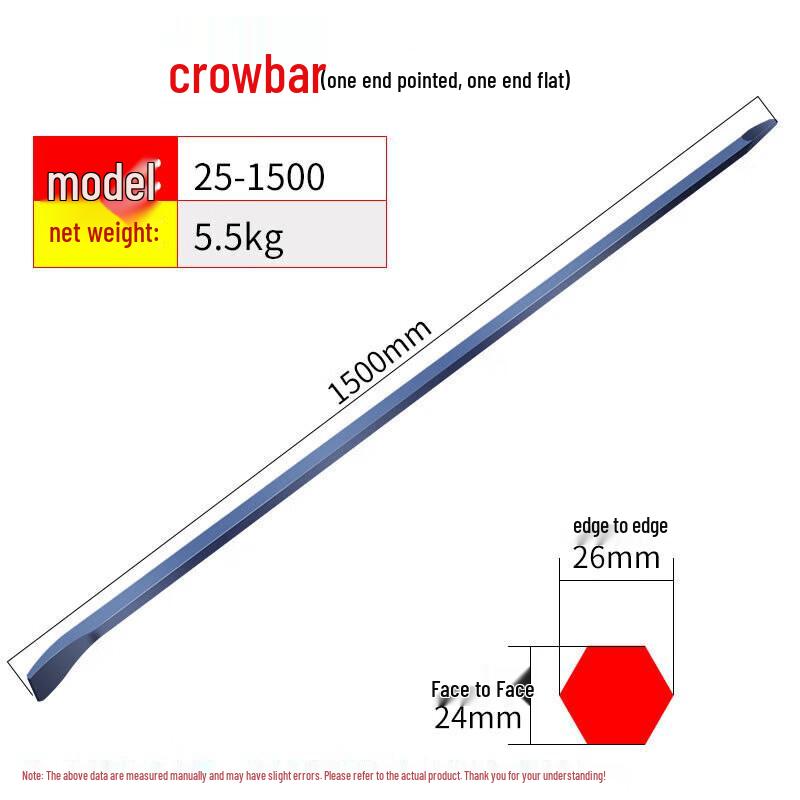 Heavy Duty Flat Head Pry Bar 1