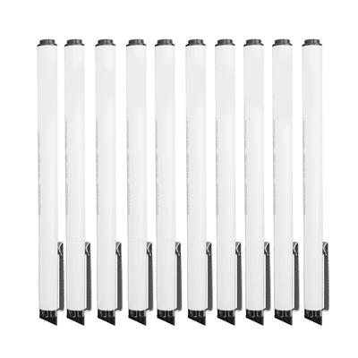 Lot de 10 stylos à micro-lignes de 0,5 mm, excellentes encres noires, écriture plus fluide, stylo de dessin au trait étanche pour