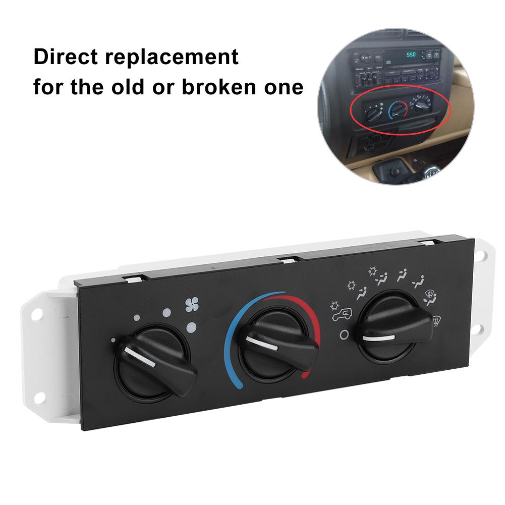 Controllo del riscaldatore AC per auto con interruttore del motore del ventilatore 55037473AB adatto per Jeep Wrangler