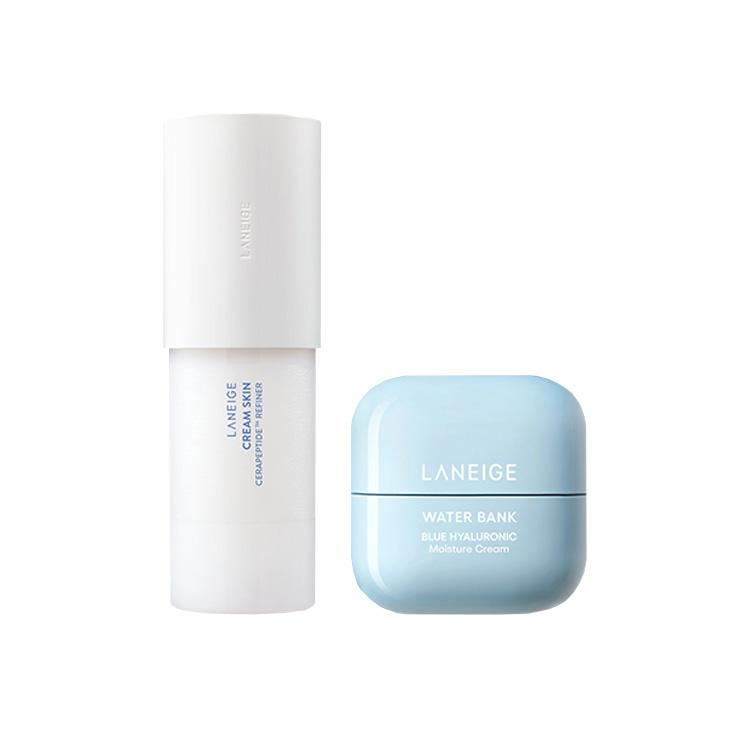 Laneige Cream Skin Cerapeptide™ Refiner With Water Bank Blue Hyaluronic Cream, Previous Version Refiner 170ml+Moisture Cream 50ml