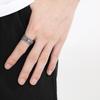 Kalen Interwoven Stainless Steel Men's Ring Punk Chunky Accessories 10MM Gold Color Finger Ring Trendy Jewelry Gift