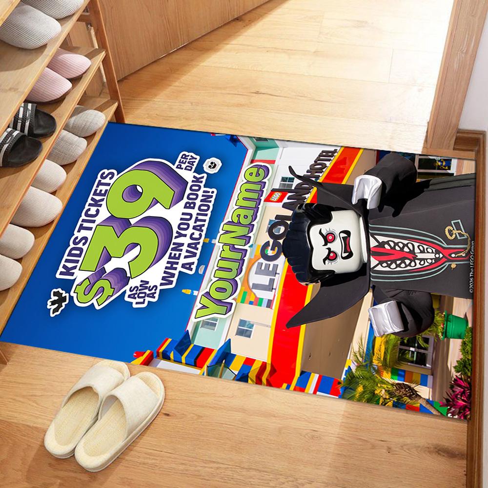 Doctor46 Customized Name Floor Mat Design For Entryway Living Rooms Dining Room Outdoor Antislip Carpet Decorate Offices Spiritual Gift