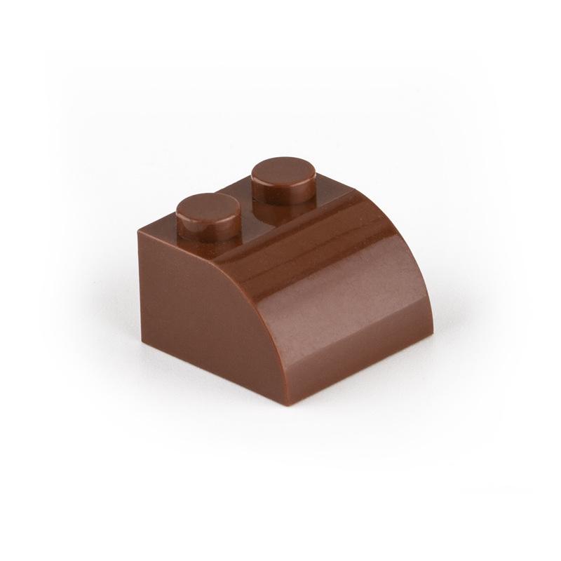 20 шт. Кирпич-скат с мелкими частицами, Кирпич 2x2, Строительные блоки DIY, Совместимые с Creative Gift, Блоки MOC, Игрушки-замок