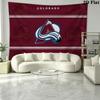 Colorado Avalanche Wall Tapestry Aesthetic Wall Hanging Printed Fabric Blanket Decorative Tapestries for Bedroom Living Room Home Decor