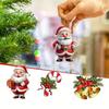Christmas Adorable Acrylic Santa Claus Ornament For Car Interior Decoration