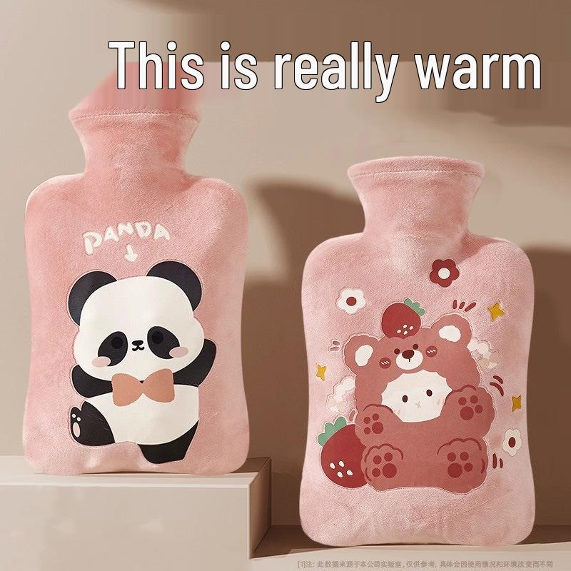 Sleva pro nováčky: Kreslený hřejivý vak na horkou vodu na zimu - Ohřívač rukou a břicha
