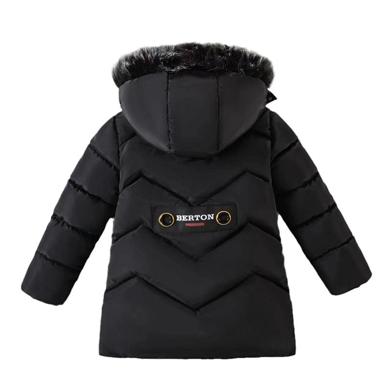 Winter Boys Padded Jacket Children's Thick Down Padded  Velvet Jacket Small Children