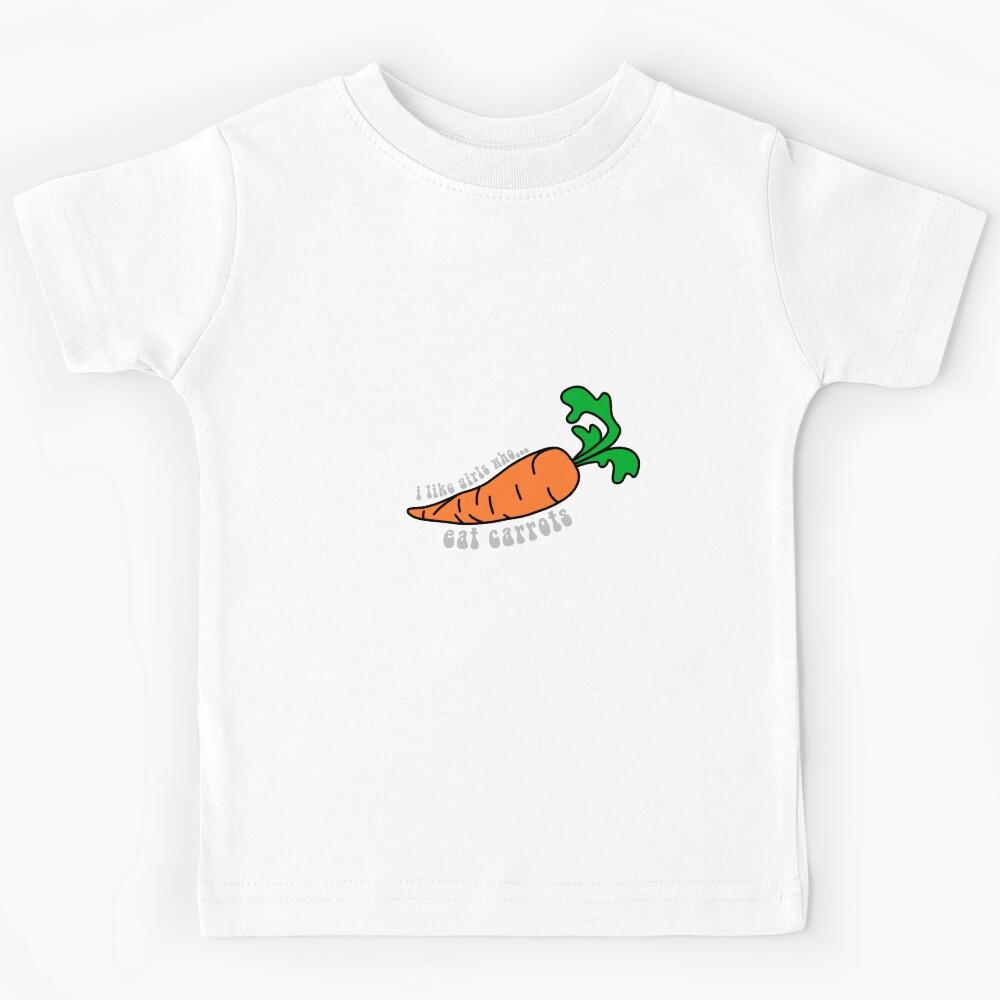 I Like Girls Who Eat Carrots - Iconic Quote by Louis Tomlinson Kids T-Shirt 100