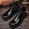 Men's Spring and Autumn Popular Leather Martin Boots