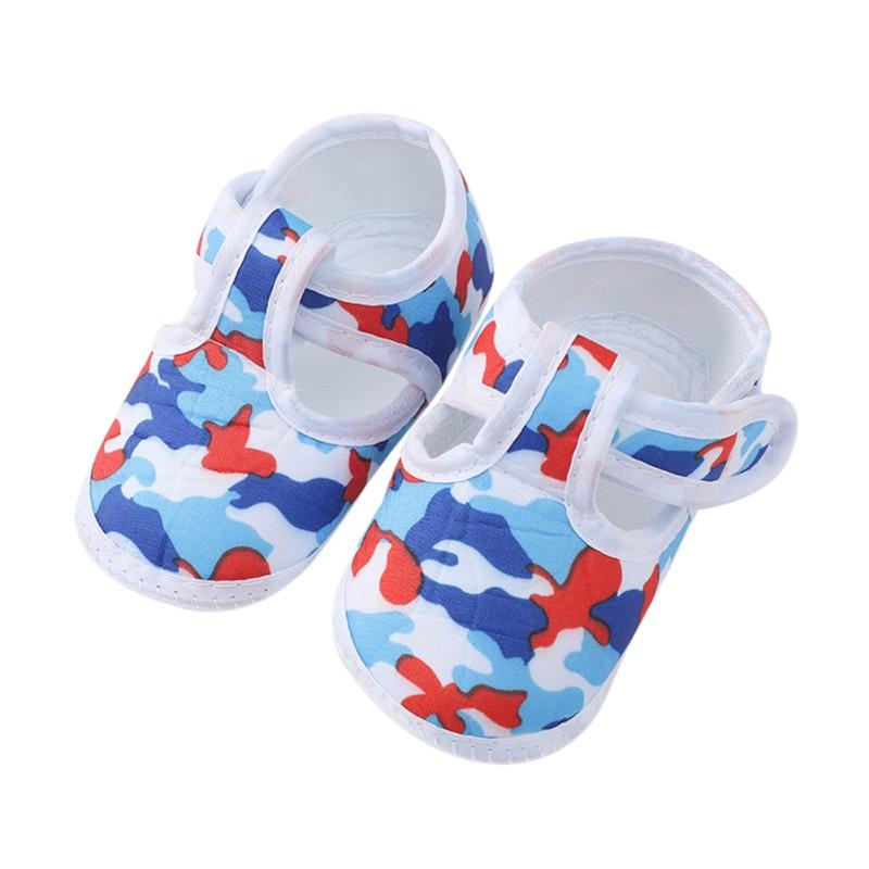 

Обувь для первых ходунков для младенцев, обувь на плоской подошве с камуфляжным рисунком, обувь для кроватки 11