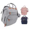 Diaper Bag Foldable Multifunctional Baby Diaper Backpack with USB Charging Port for Travel