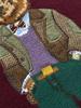 Unisex Wool Embroidered Bear Cartoon Knit Sweater
