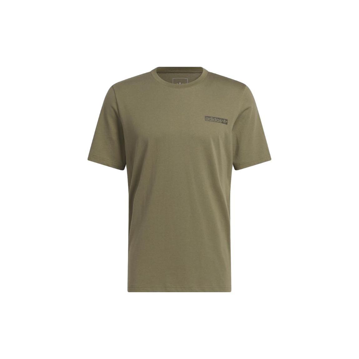 adidas 4.0 Circle T-shirt Asia Sizing  Olive Strata  Men s HS3055 S