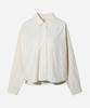 DOD Women'S) Daily Semi-Crop Shirt (Ivory)