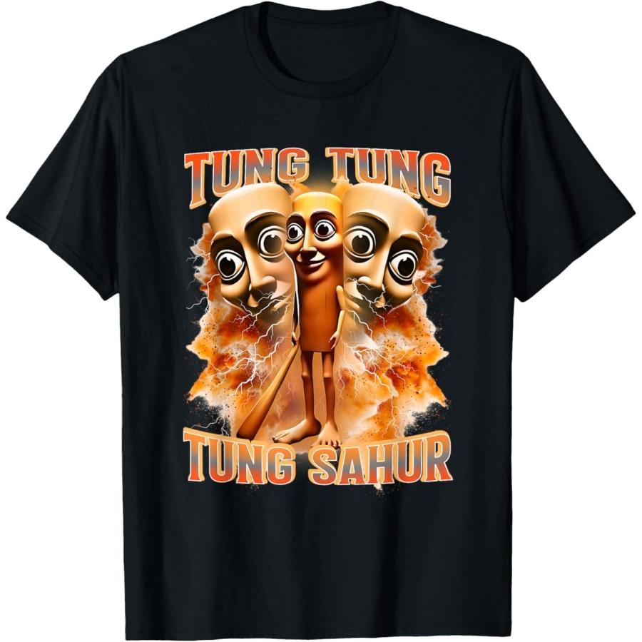Tung Tung Tung Sahur - Italian Brainrot, Funny Baseball Bat T-Shirt S