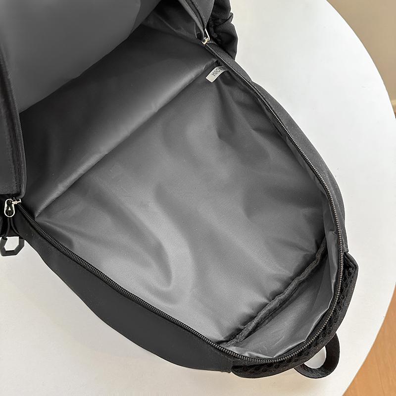 Student Schoolbag Color Contrast Backpack Women's Large Capacity Backpack with Coin Purse