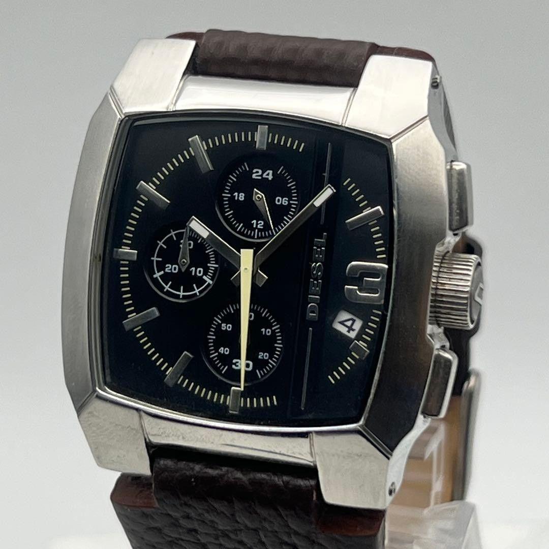 Used [Working Item] DIESEL Diesel Watch Cliffhanger Chronograph A59