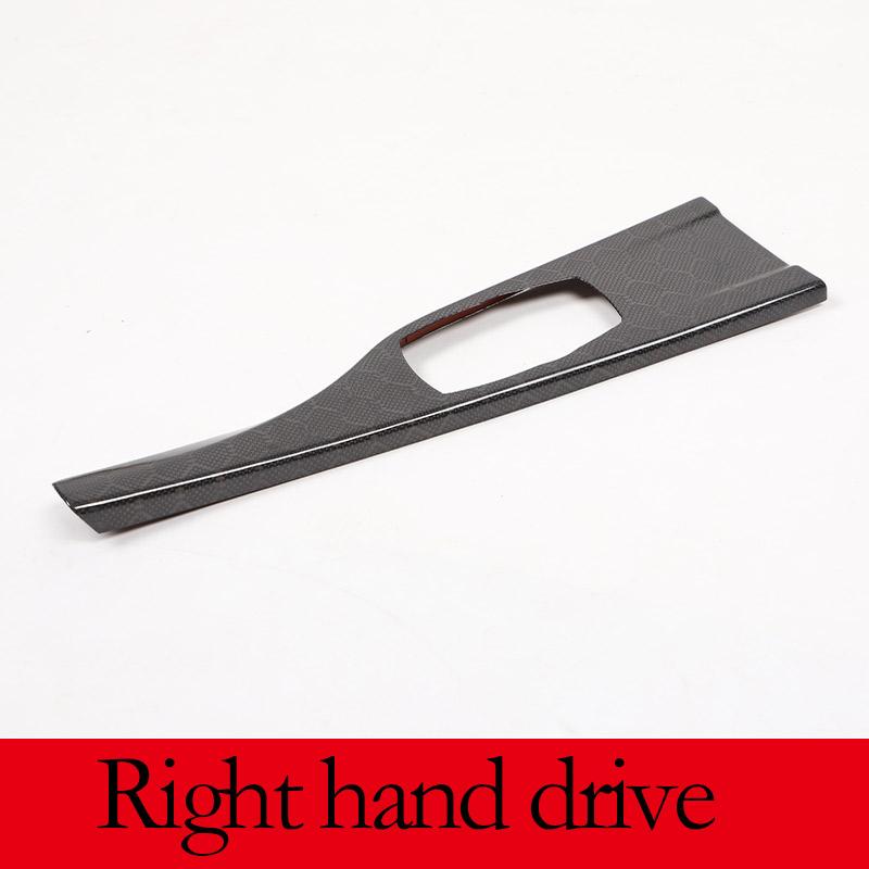For BMW 3 4 Series F30 F31 F32 F35 2013-2019 Real Carbon Fiber Car Console Gear Shift Panel Decoration Cover Trim Stickers