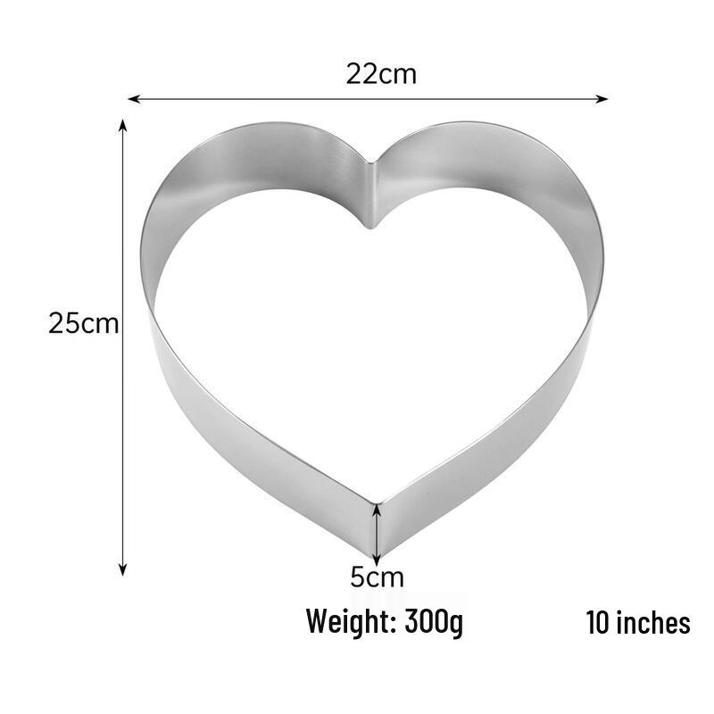 MDNG Stainless Steel Heart Mousse Ring Set