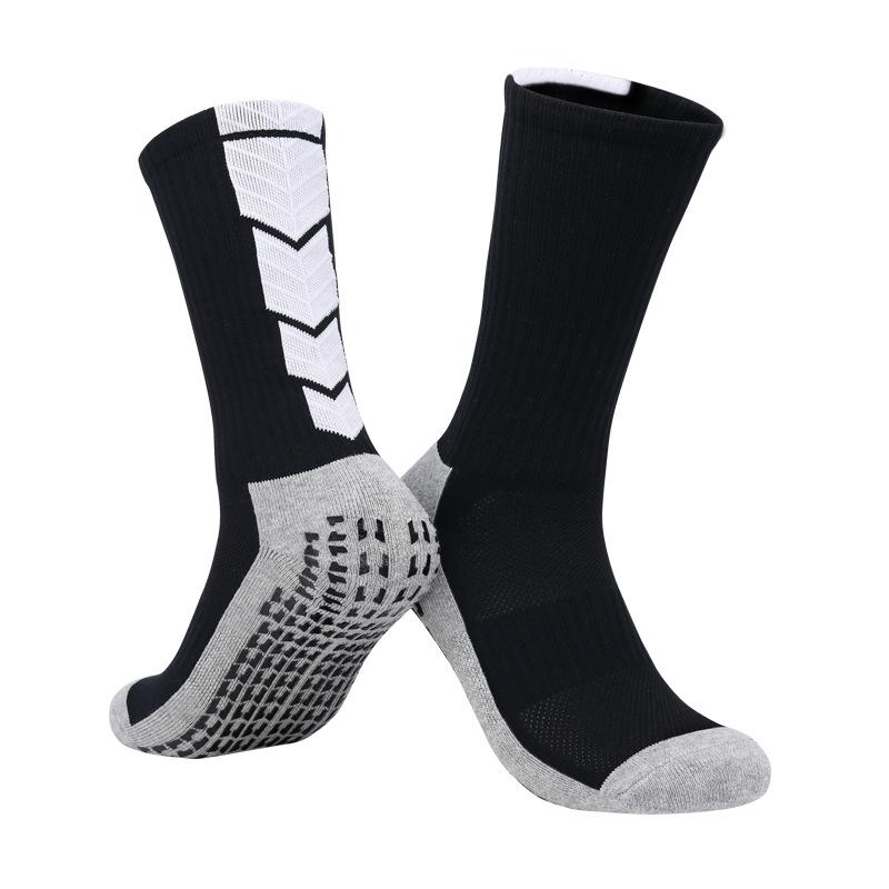 Men'S Dispensing Football Socks Men'S Professional Training Sports Socks Towel Bottom Breathable Medium Tube Socks Non-Slip Socks