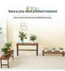 Multi-layer Solid Wood Indoor Balcony Plant Stand
