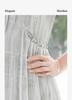 V-neck Dress, Women's Summer Temperament, Waist Cinched, Bubble Sleeves, Medium Length Skirt