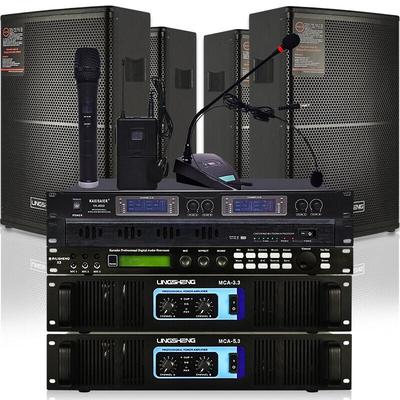 LINGSHENG Professional Conference Audio System Set CN Plug (adapter Included) (CN Version)