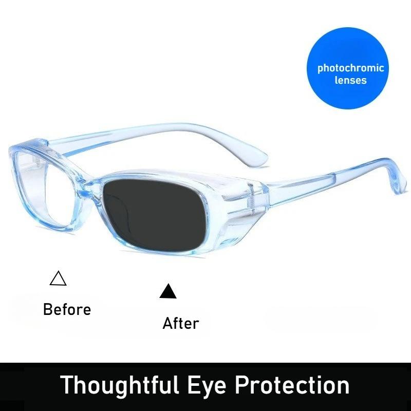 New Color Changing Anti Fog Goggles Blue Light Blocking Glasses UV Protection Glasses Anti-saliva Dust-proof for Men Women