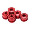 5Pcs Aluminum Alloy Single Chainring Bolts Ultra Light Bicycle Chainring Bolts for Road Mountain Bike Red