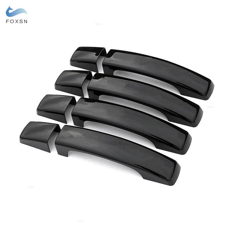 For Land Rover Range Rover Sport Discovery 4 LR4 Freelander 2 2010 2011 Glossy Black Car Exterior Door Handle Cover Decor Trim