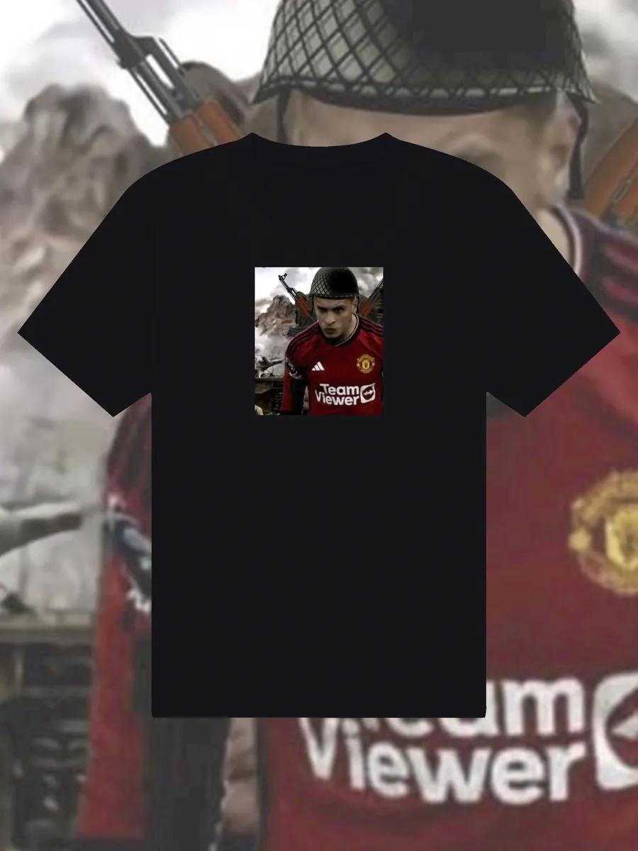 Black T-shirt with Antoni print 3XL