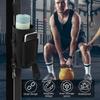 Magnetic Water Bottle Holder Portable Magnetic Gym Water Bottle Carrier Bag with Phone Pocket Towel Buckle for Men Women Gym