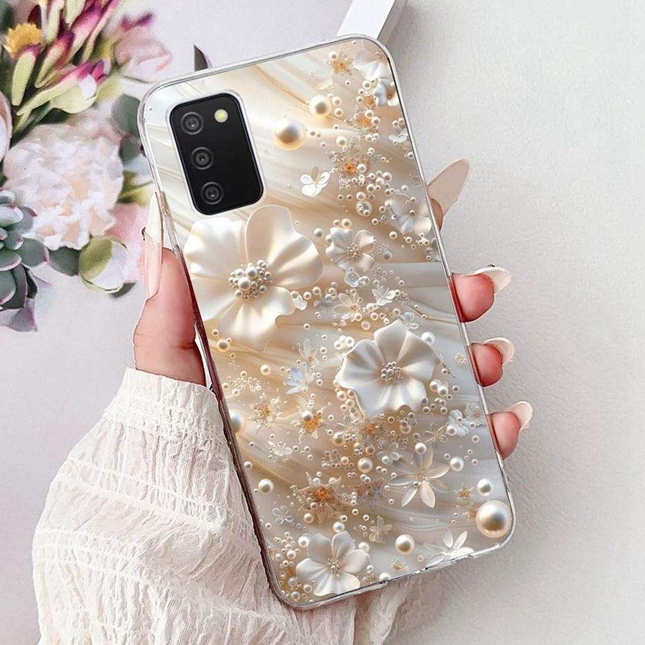 Cute Painting Phone Case For Samsung Galaxy A03s Soft Silicone TPU Back Covers For Samsung A03S SM-A037F A037G Cases Bumpers