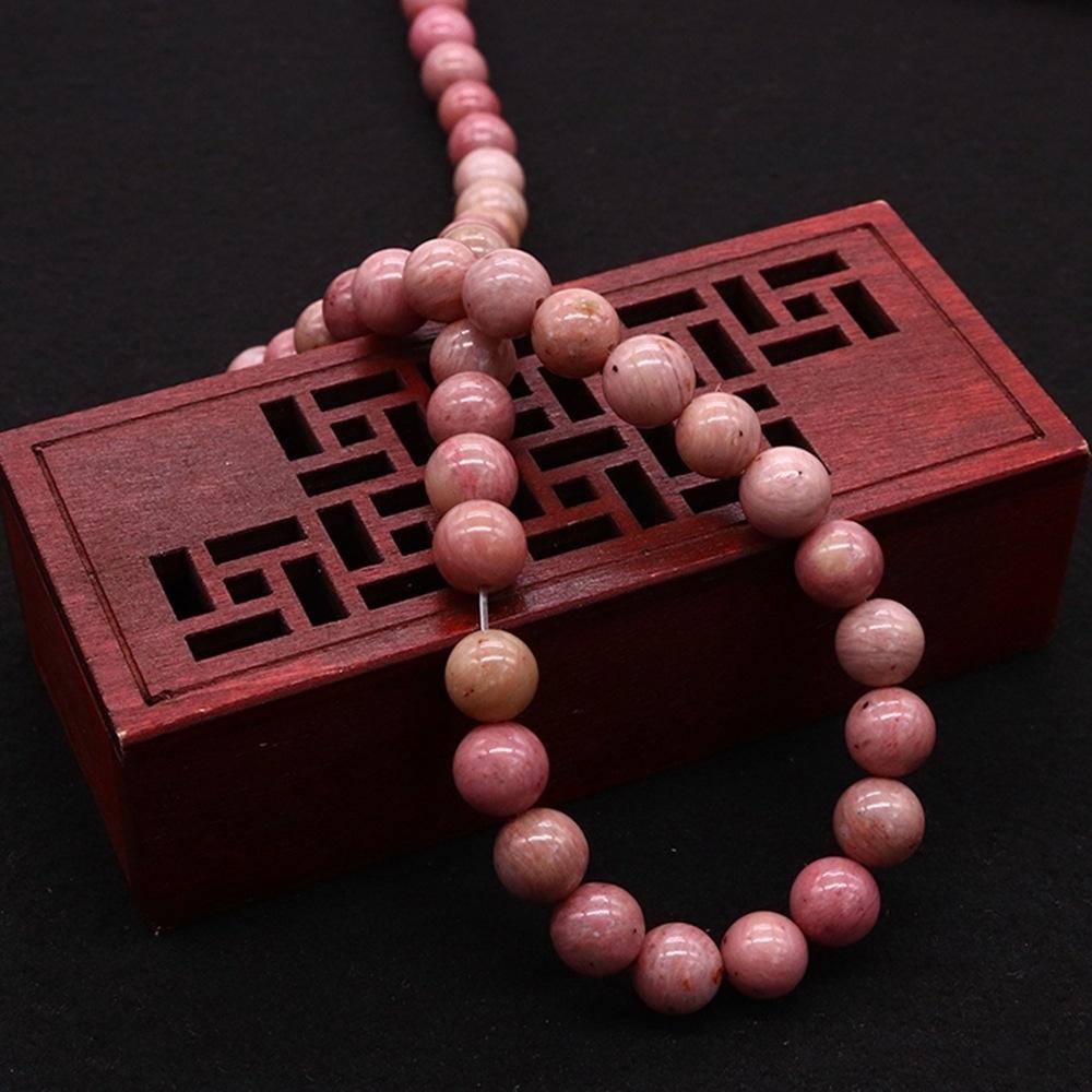 Red Rhodonite Natural Stone 4/6/8/10/12mm Beads 15"Strand Smooth Loose Spacer Beads for Jewelry Making DIY Bracelets Accessories