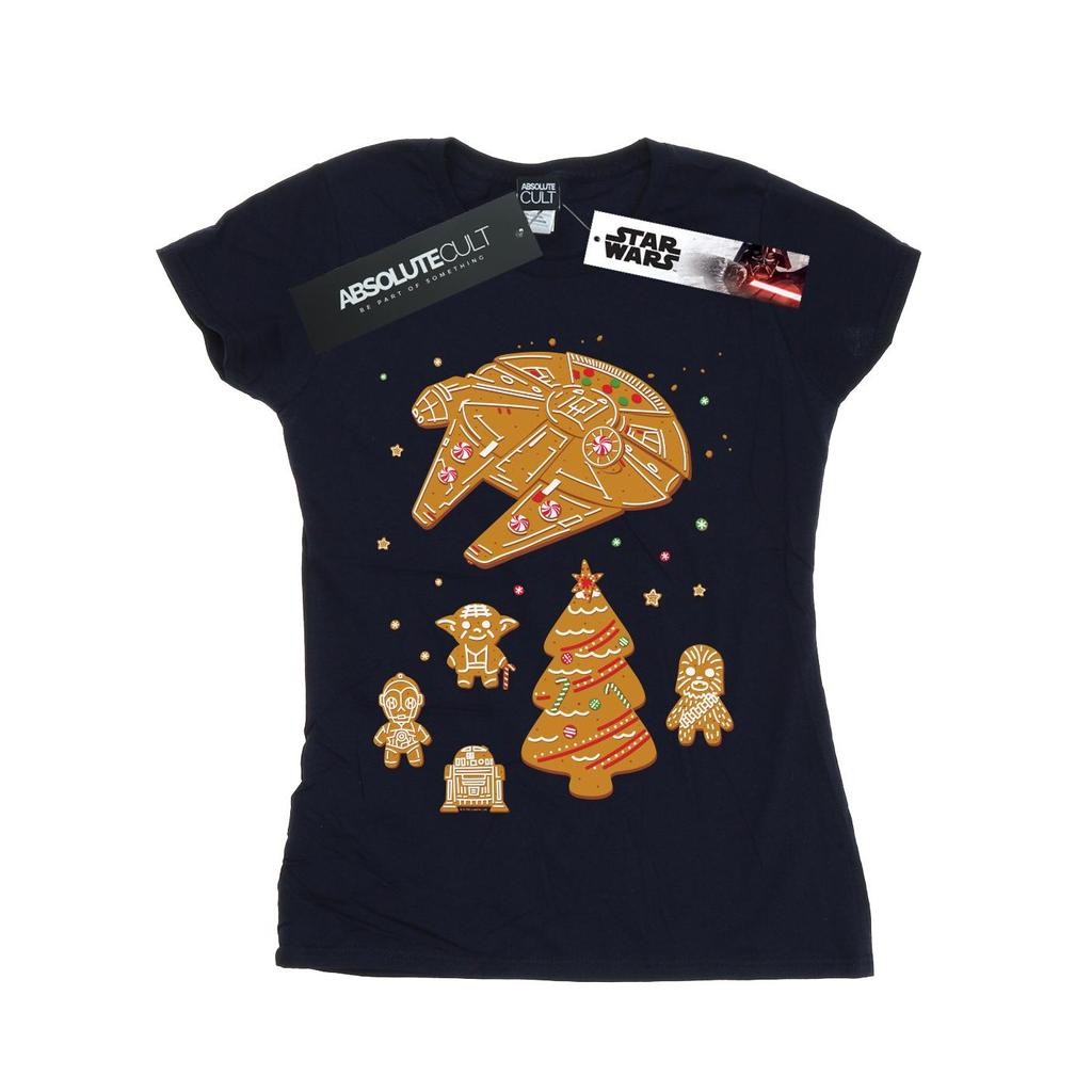 STAR WARS Womens/Ladies Gingerbread Rebels Cotton T-Shirt