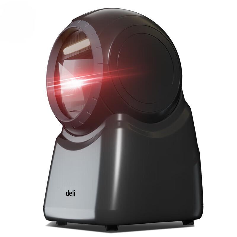 Deli Desktop Wired 2D Barcode Scanner