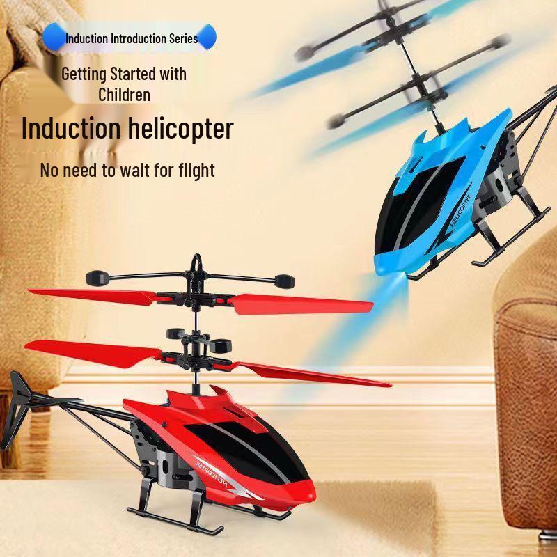 Induction Gesture-Controlled Hovering Helicopter Toy for Kids - Drop-Resistant