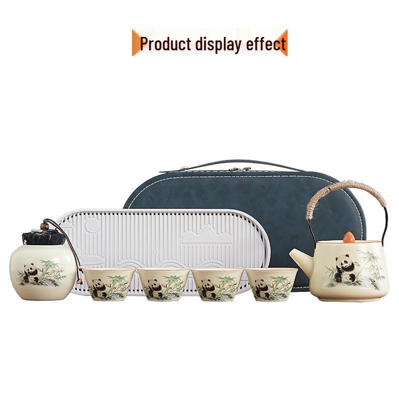 Panda Ru Kiln Tea Set
