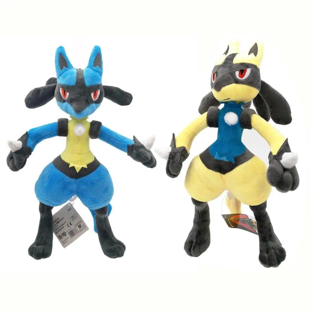 2 Styles Shiny Luc Lucario 11-12" 28-30Cm Plush Doll Figure Toy