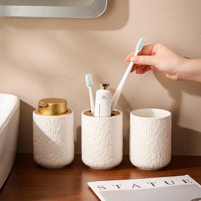 Creatieve Keramische Tandenborstelhouder Spoelbeker Badkameraccessoires Huis Keramische Spoelbeker Tandenborstelhouder Hotel Huisdecoratie