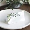 50Pcs Blank Table Place Cards Foldable Seating Place Card Name Place Card for Wedding Party Decoration Table Cards Set for Party