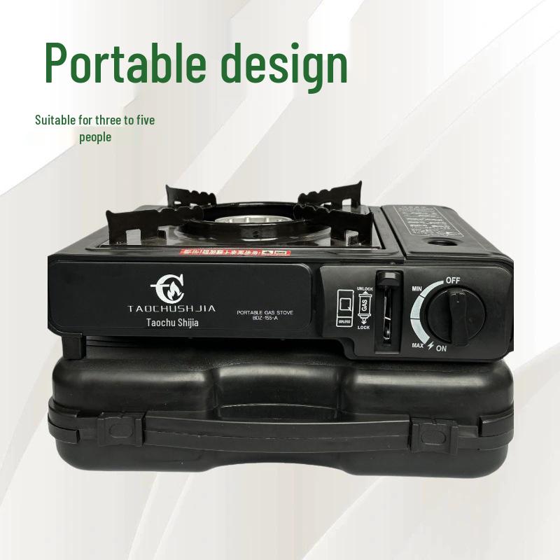 Portable Butane Gas Camping Stove for Outdoor and Household Use