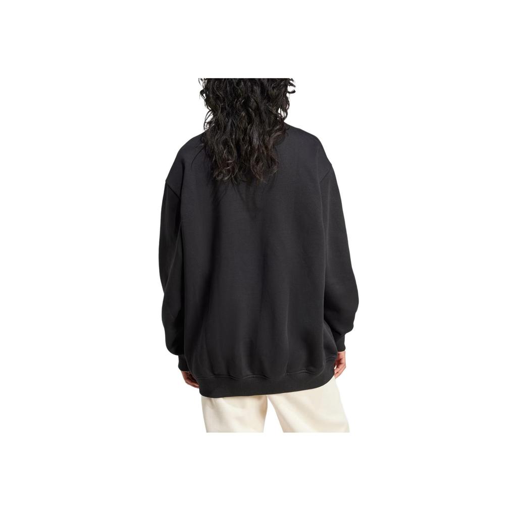 Adidas Originals Solid Color Crew Neck Long Sleeve Sweatshirt Women Sweatshirt IY1834