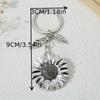 2025 Sunflower-Shaped Metal Keychain
