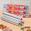 Disposable Aluminum Foil, Non-Stick BBQ Wrapping Paper, Oven Safe Kitchen Oil-Proof Tool for Baking and Grilling,Various Lengths